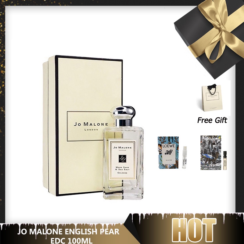 Ready Stock Jo Malone English Pear / Wild Bluebell / Wood Sage perfume EDC 100ML 100%แท้/กล่องซีล