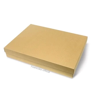 {k30x41x7cm}กล่องกระดาษคราฟท์ กล่องของขวัญใส่ของขวัญของชำร่วยของรับไหว้ผู้ใหญ่ ไซส์ใหญ่ "ราคาต่อใบ ส่งแบบไม่พับขึ้นรูป"