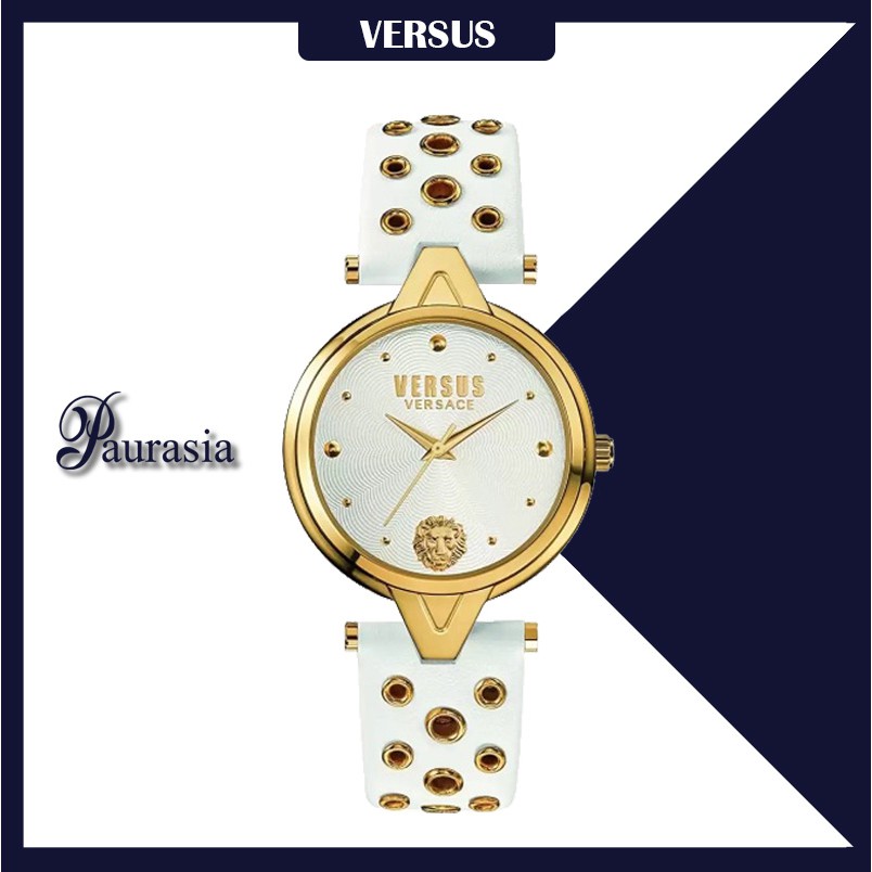 [ของแท้] Versus by Versace นาฬิกาข้อมือ ผู้หญิง รุ่น VERSUS SCI04-0016 V VERSUS SILVER DIAL WHITH LE