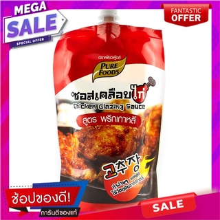 เพียวฟู้ดส์ซอสเคลือบไก่สูตรพริกเกาหลี 180กรัม Pure Foods Chicken Coated with Korean Chili Recipe 180 g.