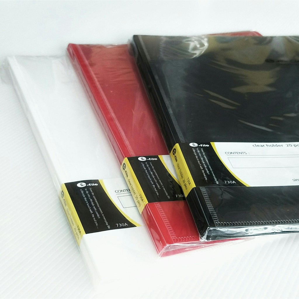 แฟ้มสะสมงาน20ไส้ 730A E-file 3เล่ม