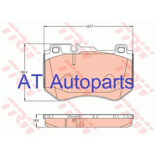 ผ้าเบรคชุดหน้า Benz C-Class W205 C200 C200AMG C250 2.0L 2.1L 2013 GDB2078 ราคาขายต่อชุด