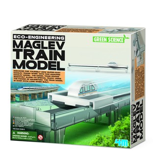 4M ของเล่นจำลองวงจรไฟสำหรับเสริมสร้างทักษะ Eco Engineering – Maglev Train Model