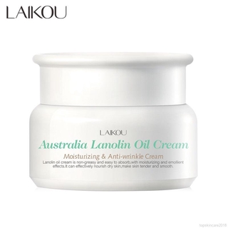 Laikou Australia Lanolin Oil ครีมบํารุงผิวหน้าให้ความชุ่มชื้นผิวกระจ่างใส