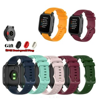 สายนาฬิกาข้อมือ ซิลิโคน สำหรับ Garmin Venu Sq Garmin venu sq music