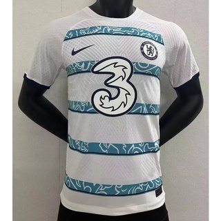 เสื้อกีฬาแขนสั้น ลายทีมชาติฟุตบอล Chelsea away jersey 22-23 ไซซ์ S-XXL แบบแห้งเร็ว
