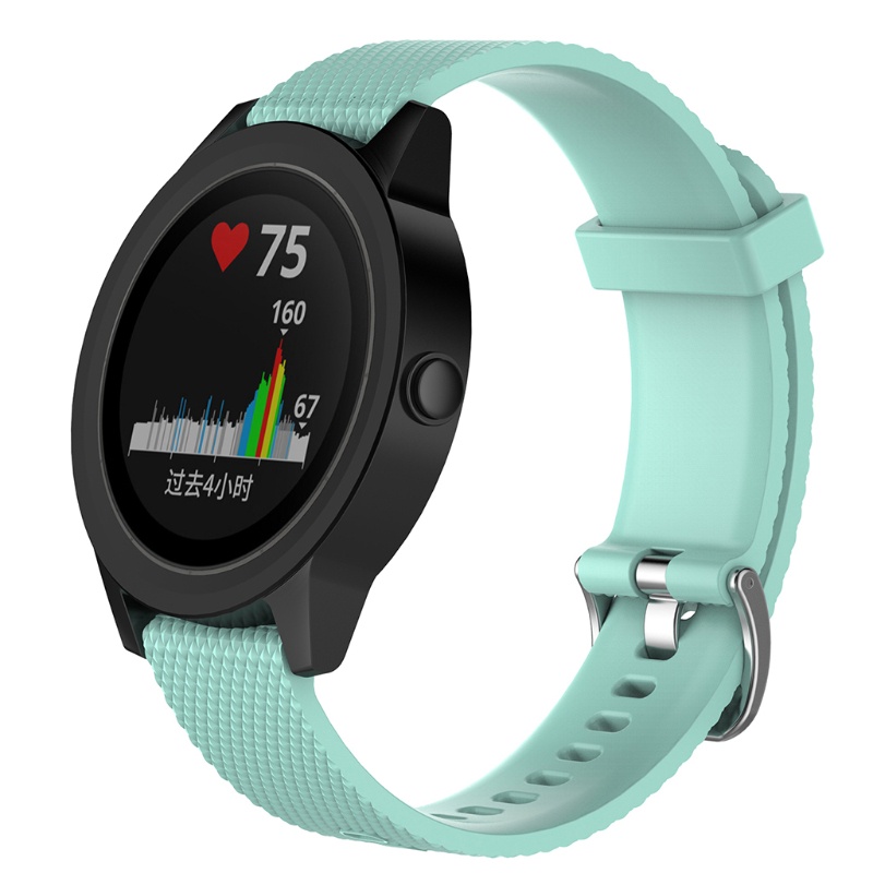 Hsv สายนาฬิกาข้อมือซิลิโคน แบบเปลี่ยน สําหรับ Garmin Vivoactive 3 Vivomove Vivomove Hr
#8
