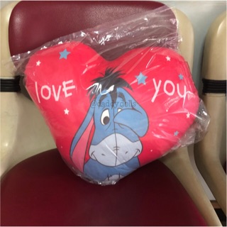 หมอนอิง รูปหัวใจ Eeyore ลาอียอร์ ผ้านุ่มนิ่ม 12นิ้ว