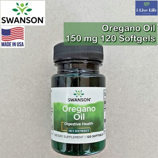 น้ำมันออริกาโนสกัด Oregano Oil 150 mg 120 Softgels - Swanson