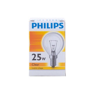 หลอดไส้ปิงปอง LUSTRE CL25WE14 CL PHILIPS | PHILIPS | LUSTRE CL25WE14 หลอดไส้ หลอดไฟ โคมไฟส่องสว่างและพัดลมเพดาน หลอดไส้ป