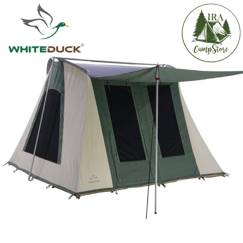 White Duck Prota, Canvas Tent Deluxe 10x10 / Olive เคบิ้นเต๊นท์