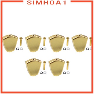 [Simhoa1] สกรูจูนเนอร์ สีทอง สําหรับกีตาร์ไฟฟ้า 6 ชุด