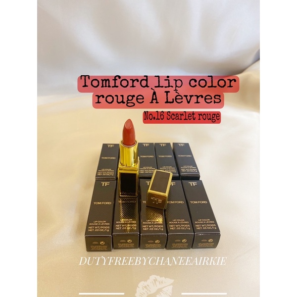 Tomford lipstick Scarlet Rouge แท้💯%จากking power