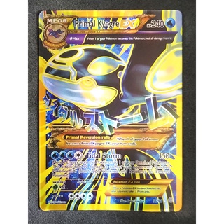 Primal Kyogre Mega EX 96/98 พรีมอล ไคโอกา Pokemon Card (Matt Shadow Series) ภาษาอังกฤษ