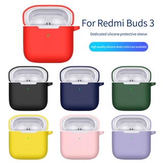 【พร้อมส่ง】เคสซิลิโคน Tpu แบบนุ่มพร้อมตะขอสําหรับหูฟัง Xiaomi Redmi Buds 3