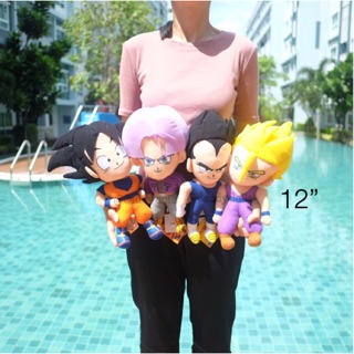 ตุ๊กตา Goku โงกุน &amp; Trunks &amp; Vegeta &amp; Gohan &amp; Majin Buu &amp; Piccolo Super Saiyan Dragonball ดราก้อนบอล