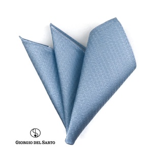 GIORGIO DEL SARTO Silk Pocket Square ผ้าเสียบสูทไหม 100%Silk