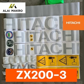 สติ๊กเกอร์ HITACHI ZX200-3