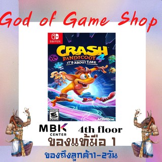 crash bandicoot 4 its about time Nintendo Switch #ตลับเกมส์switch #แผ่นSwitch #เกมส์Switch #Switch