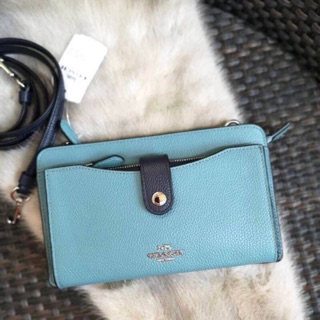 COACH Pop Up Crossbody in Colorblock Size 8 1/4" (L) x 5" (H) x 1" (W) (width is measured across the bottom of bag)