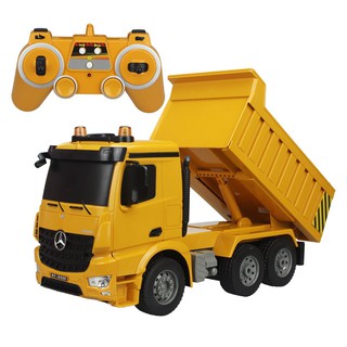 Double Eagle Dump Truck รถดั้มบังคับวิทยุ 6 CH สเกล 1:20  ทำงานให้เหมือนจริง  มีเสียง