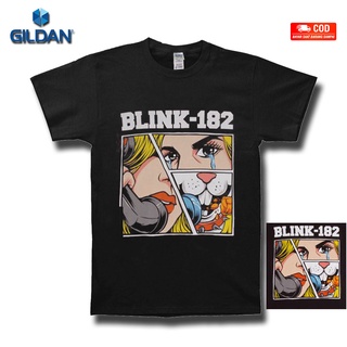 เสื้อยืดผ้าฝ้ายพิมพ์ลายแขนสั้นโอเวอร์ไซส์Blink 182 The Call tee t shirt - punk band pop shirt zoINj S-5XL