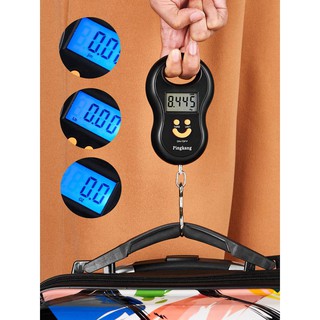 Portable Electronic Scale เครื่องชั่งดิจิตอลแบบแขวน ที่ชั่งน้ำหนักแบบตะขอ เครื่องชั่งกระเป๋าขนาดพกพา เครื่องชั่งน้ำหนัก