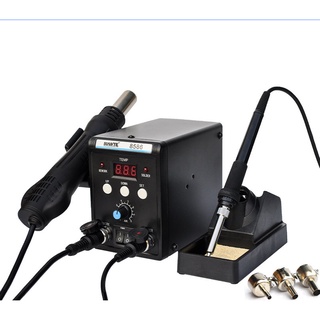 【การจัดส่งจากกรุงเทพฯ】จอแสดงผลดิจิตอล hot air gun desoldering station two-in-one เตารีดไฟฟ้า 8586 เครื่องมือซ่อมโทรศัพท์