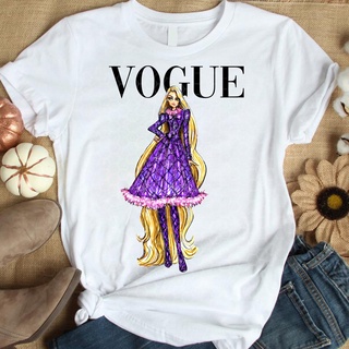 เสื้อยืดใหม่Disney Princess Rapunzel, Disney Princess Vogue, Vogue Princess, Limited Edition Vogueขนาดเต็มS-3XL