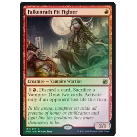 Falkenrath​ Pit​ Fighter​ (Foil​ Midnight​ Hunt​)​