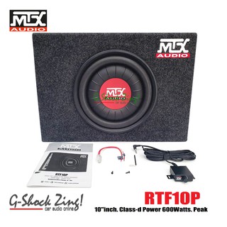 MTX ตู้ลำโพงสำเร็จรูปขนาด 10นิ้ว MTXรุ่นRT10P (สินค้ามีประกันบริษัท1ปี) ตู้ลำโพงซับเบส ลำโพงรถยนต์