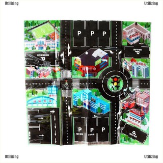 Utilizing 70x70 ซม. แผ่นรองแผนที่ถนน ของเล่นสําหรับ
