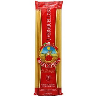 RISCOSSA Vermicelloni #5 (เบอร์5) 500 g. รีคอสซ่า เส้นเวอร์มิเซลลี่เบอร์5  นำเข้าจากอิตาลี