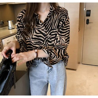 เสื้อผ้าสาวอวบ ลายสวย เสื้อเชิ้ต สไตล์เกาหลี ราคาถูก