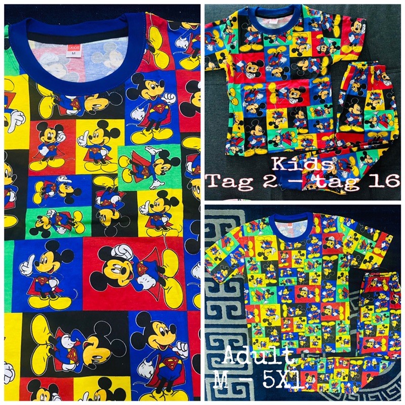 ชุดนอน sedon MICKEY SUPERMAN ยี่ห้อ ikids