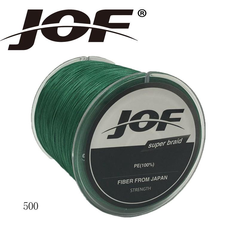 JOF สายเอ็นตกปลา PE 500เมตร 8 เส้น X8 multifilament