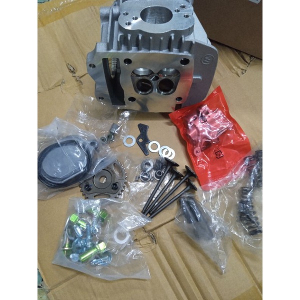 HEAD RED LEO (ESR) WAVE 125 4V & CAM SHAFT WAVE 125 4 VALVE RED LEO BY ESR MOTOR 100% ....