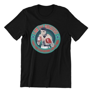 เสื้อยืด Muhammad Ali | เสื้อยืด พิมพ์ลายคําคม I am The Greatest Ali | เสื้อเชิ้ต ขนาดใหญ่ที่สุด