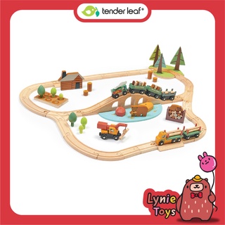 Tender Leaf Toys ของเล่นรถไฟ ชุดรถไฟในป่าใหญ่ Wild Pines Train Set