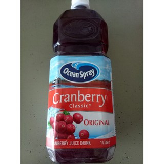 Ocean Spray Cranberry น้ำแครนเบอร์รี่ โอเชี่ยนสเปรย์ 1l