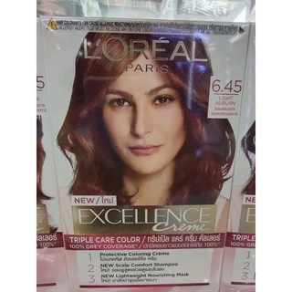 ✅ สีลอลีอัล ❤️Loreal ExcellencefashionCreamโทนสีปิดผมขาวแนบสนิท