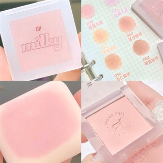 Xixi บลัชออนปัดแก้ม เนื้อแมตต์ สีส้มนู้ด
