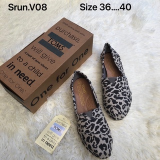 Toms รองเท้าผ้าใบแบบสวม