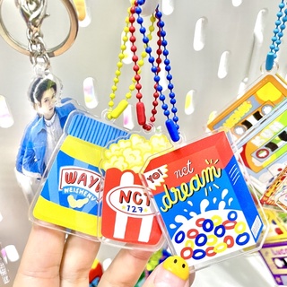 Snack Keyring พวงกุญแจ 🧈🍿🥣