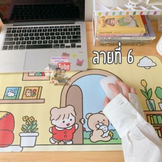 (พร้อมส่ง)แผ่นรองเม้าส์ ยาวๆ ลายน่ารัก คิ้วท์ (พร้อมส่ง)