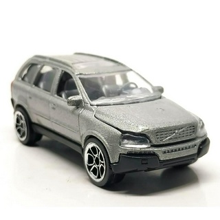 รถเหล็กมาจอเร็ต Majorette Volvo XC90 สีเมทัลลิกเงิน ขนาด 1/64 ยาว 8 cm มือสอง #003