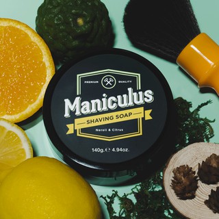 สบู่โกนหนวด Maniculus Shaving Soap Neroli &amp; Citrus (2021) 140g