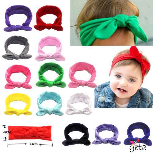 ♀Newborn Baby Girls Headband Hairband Soft Elastic Headdress Bow Hair Accessories