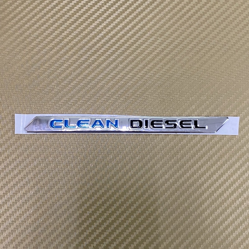 โลโก้ CLEAN DIESEL งานเรซิ่น