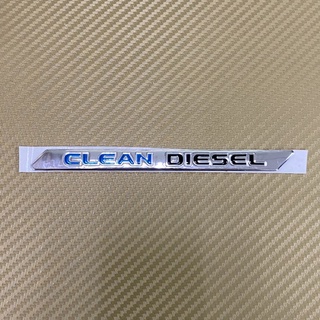 โลโก้ CLEAN DIESEL งานเรซิ่น